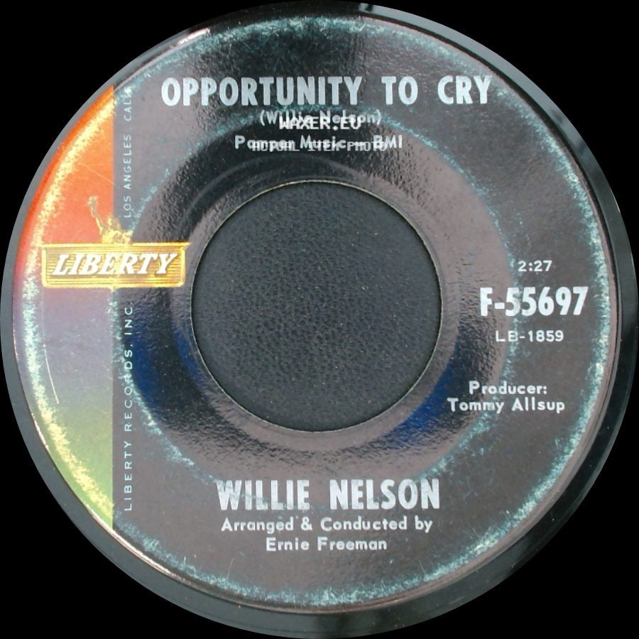 Willie Nelson - River Boy / Opportunity To Cry side B
