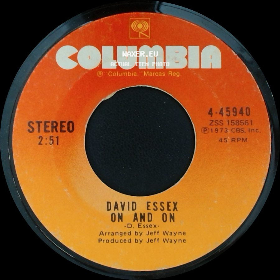 David Essex - On And On / Rock On side A