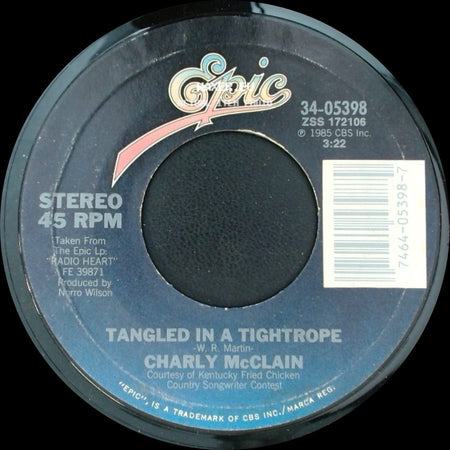 Charly Mcclain - Tangled In A Tightrope / With Just One Look In Your Eyes (With Wayne Massey) side A