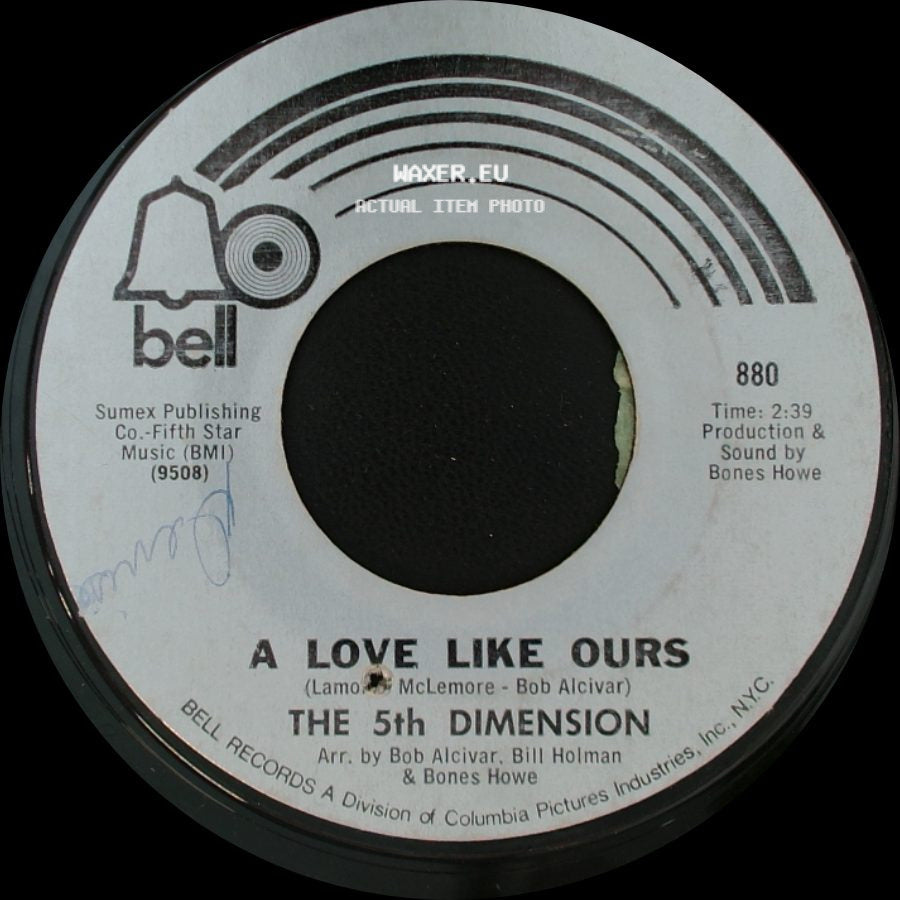 The 5Th Dimension - Puppet Man / A Love Like Ours side B