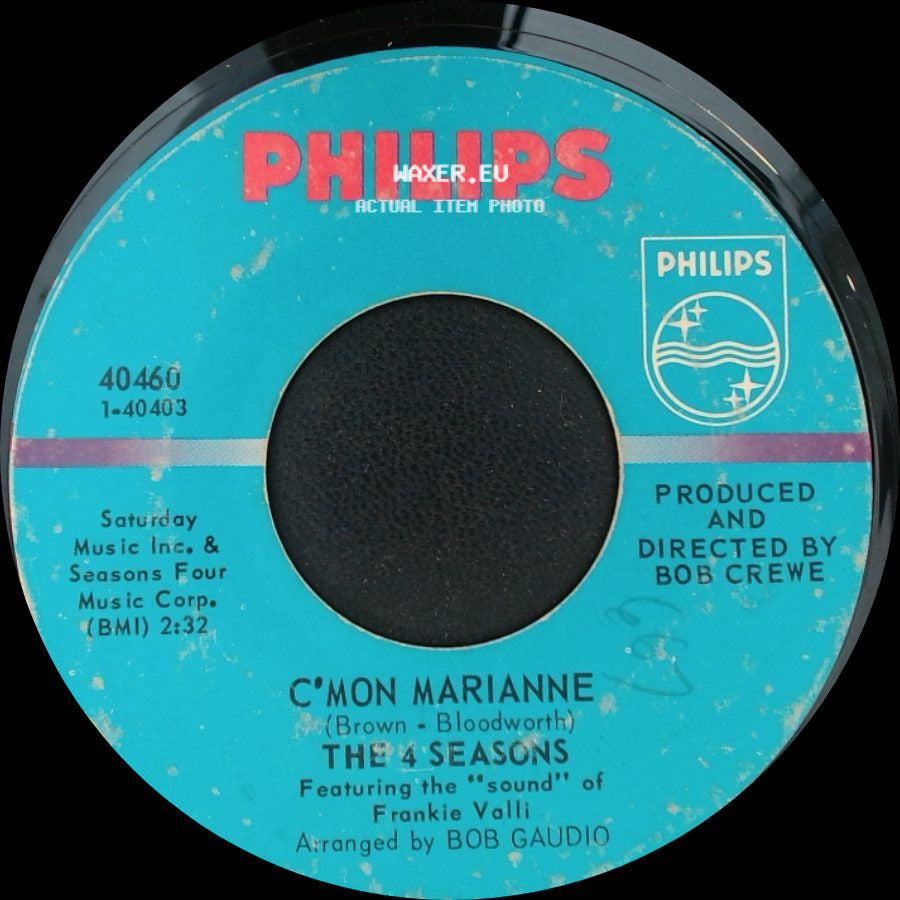 The 4 Seasons - Let's Ride Again / C'mon Marianne side B