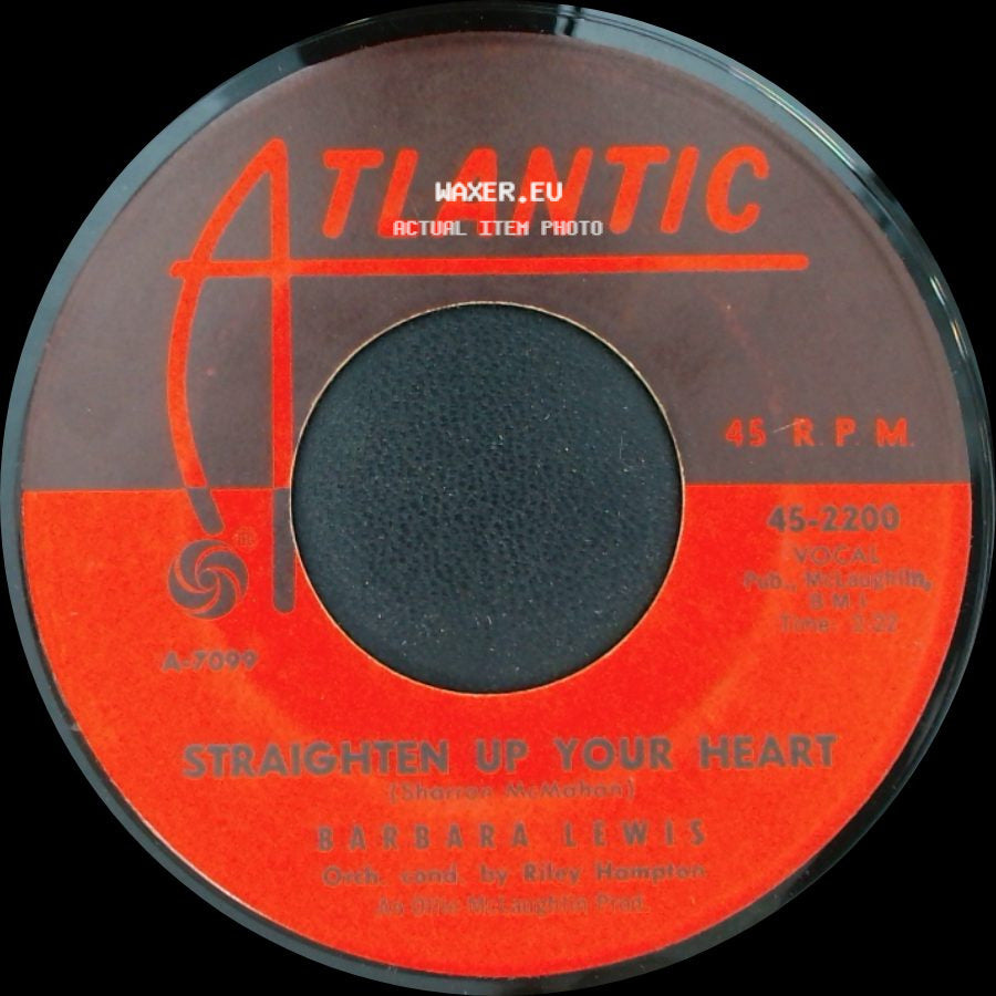 Barbara Lewis - If You Love Her / Straighten Up Your Heart side B