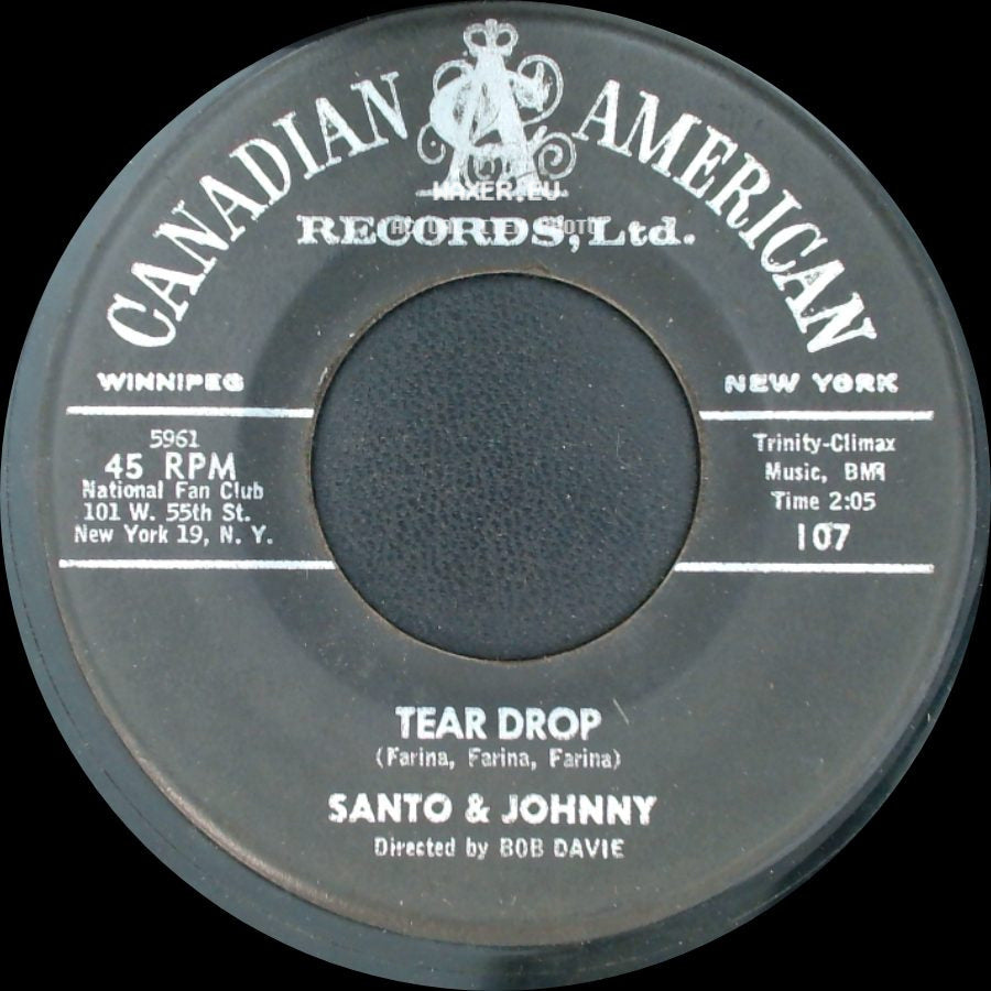 Santo & Johnny - Tear Drop / The Long Walk Home side A