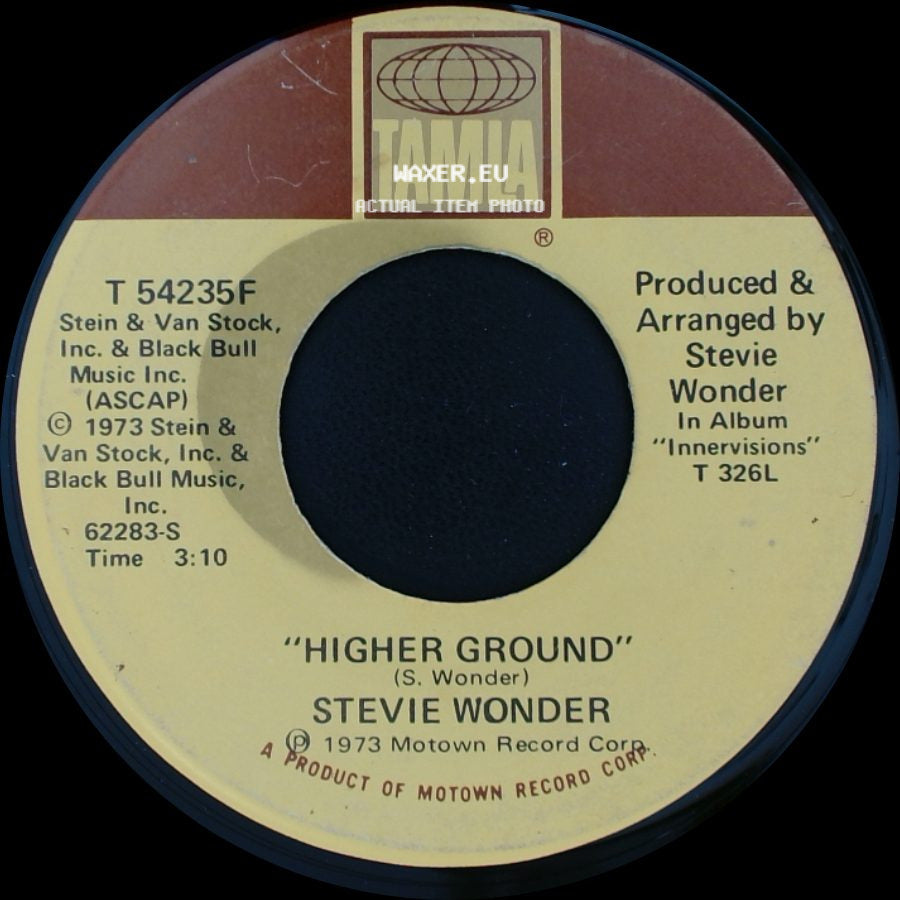 Stevie Wonder - Too High / Higher Ground side B