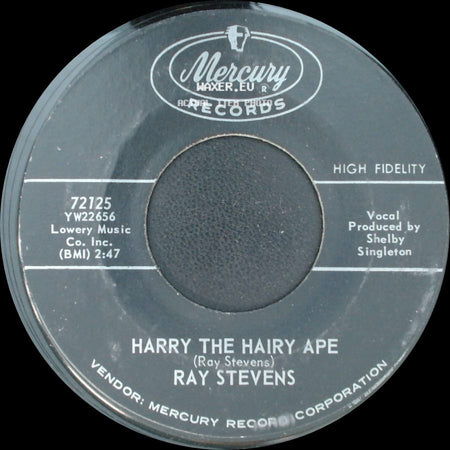 Ray Stevens - Little Stone Statue / Harry The Hairy Ape side B