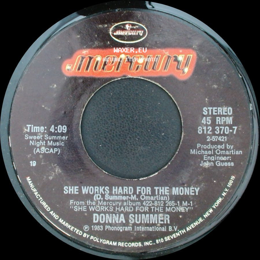 Donna Summer - I Do Believe (I Fell In Love) / She Works Hard For The Money side B