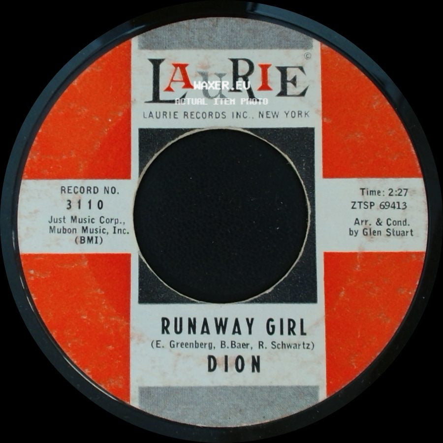 Dion - Runaway Girl / Runaround Sue side A