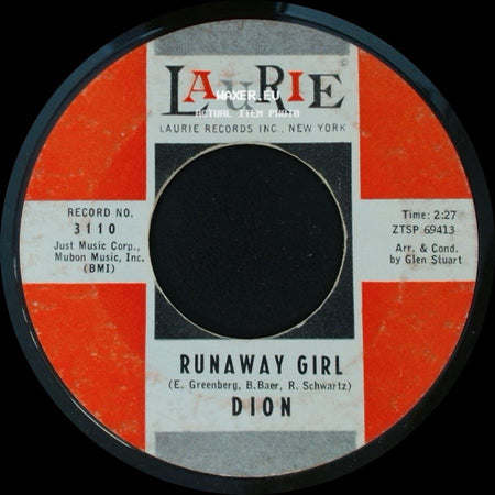 Dion - Runaway Girl / Runaround Sue side A