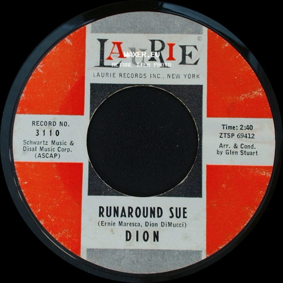 Dion - Runaway Girl / Runaround Sue side B