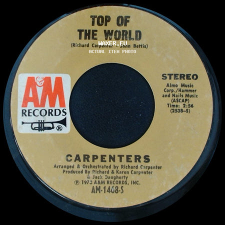 Carpenters - Top Of The World / Heather side A