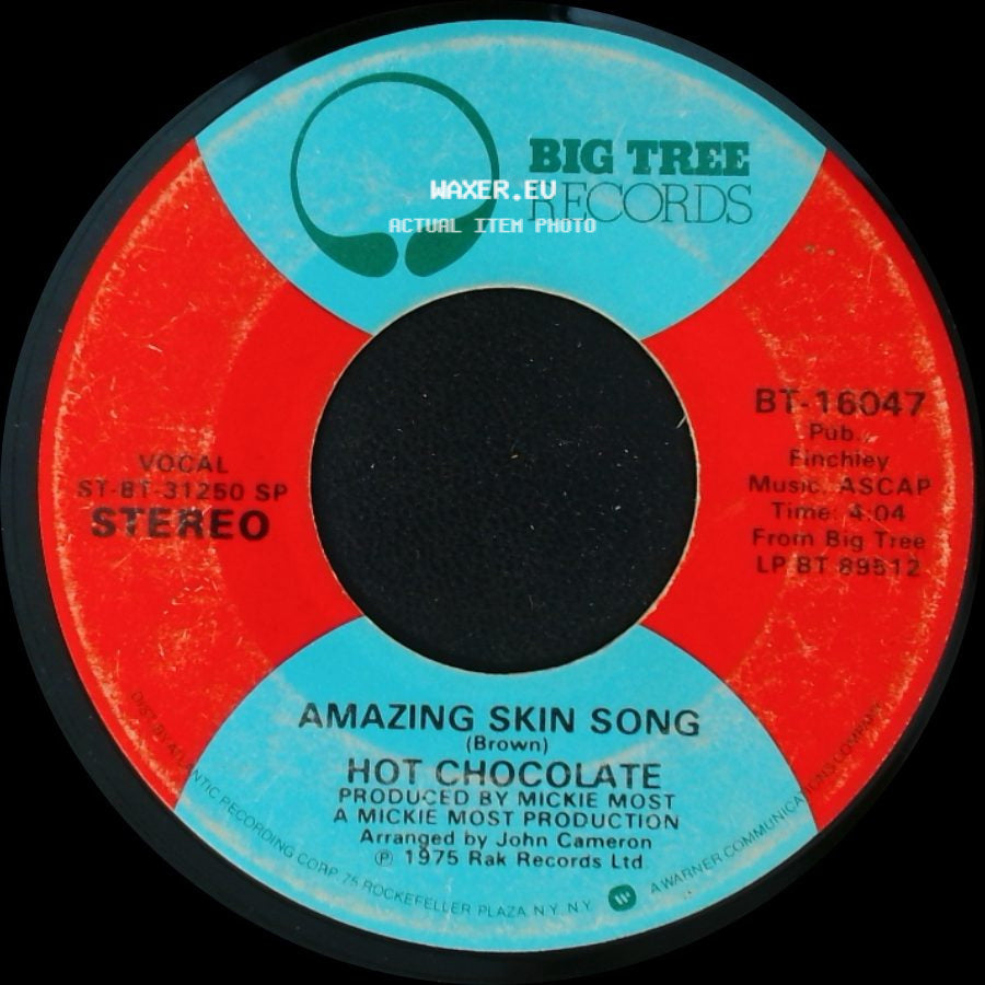 Hot Chocolate - You Sexy Thing / Amazing Skin Song side B