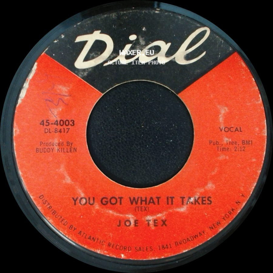 Joe Tex - You Better Get / You Got What It Takes side B