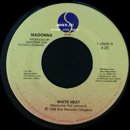 Madonna - Open Your Heart / White Heat side B