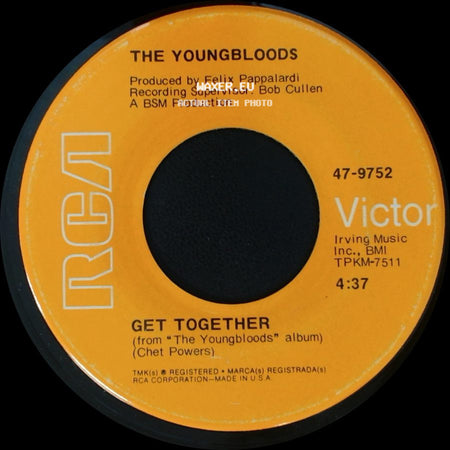 The Youngbloods - Get Together / Beautiful side A