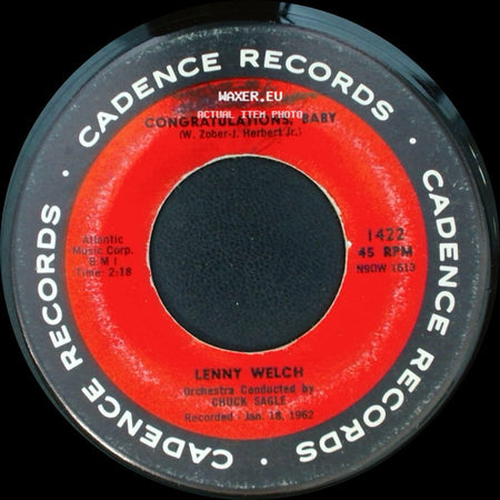 Lenny Welch - Congratulations, Baby / Ebb Tide side A