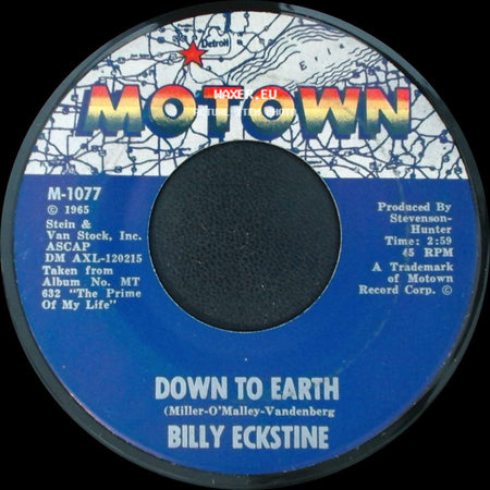 Billy Eckstine - Had You Been Around / Down To Earth side B