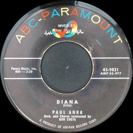 Paul Anka - Don't Gamble With Love / Diana side B