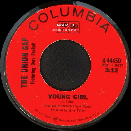 The Union Gap Featuring Gary Puckett - Young Girl / I'm Losing You side A