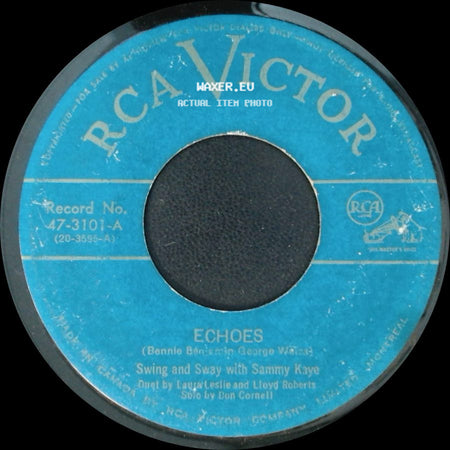 Swing And Sway With Sammy Kaye / Sammy Kaye - Careless Kisses / Echoes side B