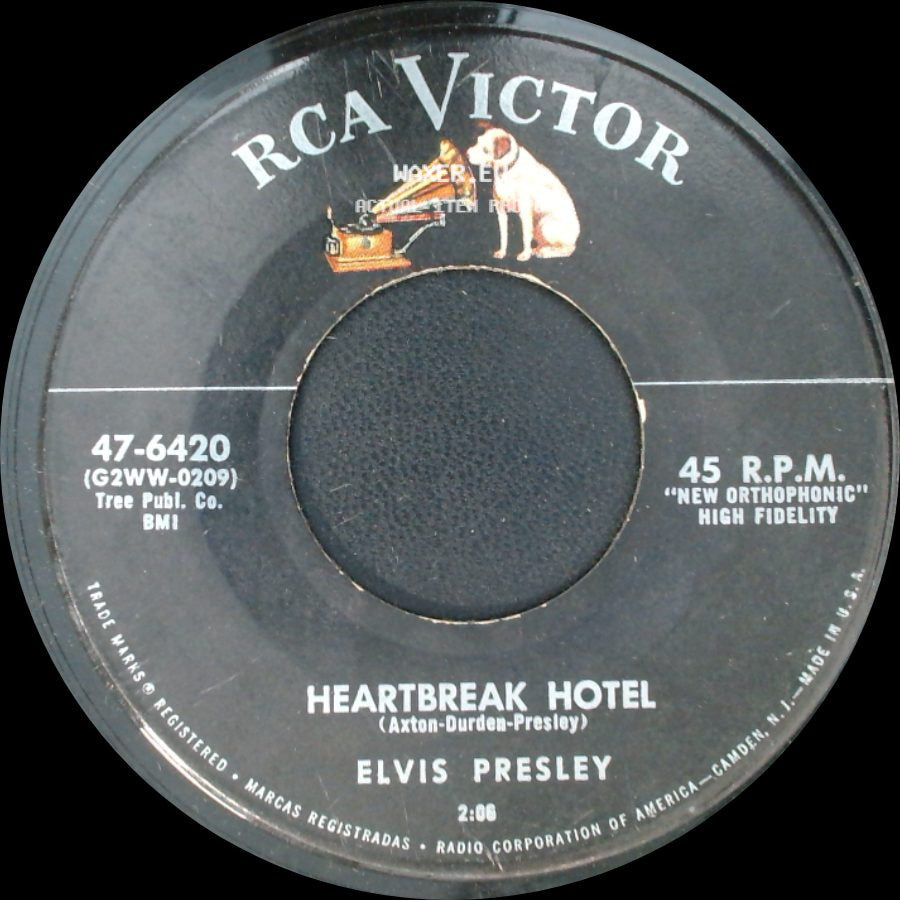 Elvis Presley - I Was The One / Heartbreak Hotel side B