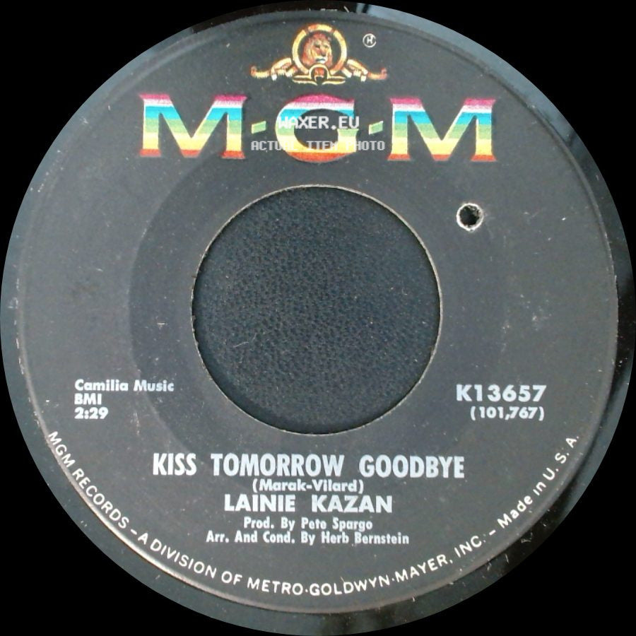 Lainie Kazan - Sweet Talk / Kiss Tomorrow Goodbye side B