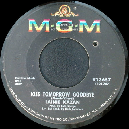 Lainie Kazan - Sweet Talk / Kiss Tomorrow Goodbye side B