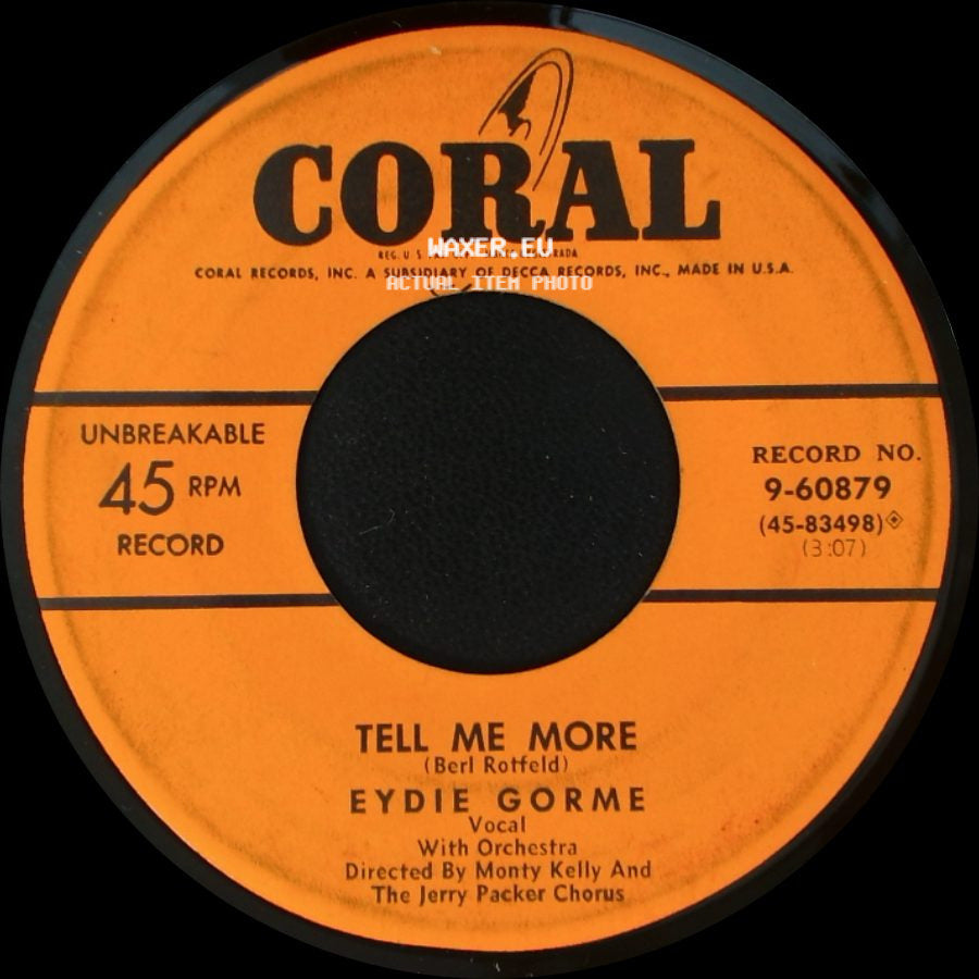 Eydie Gorme - Tell Me More / That Night Of Heaven side A