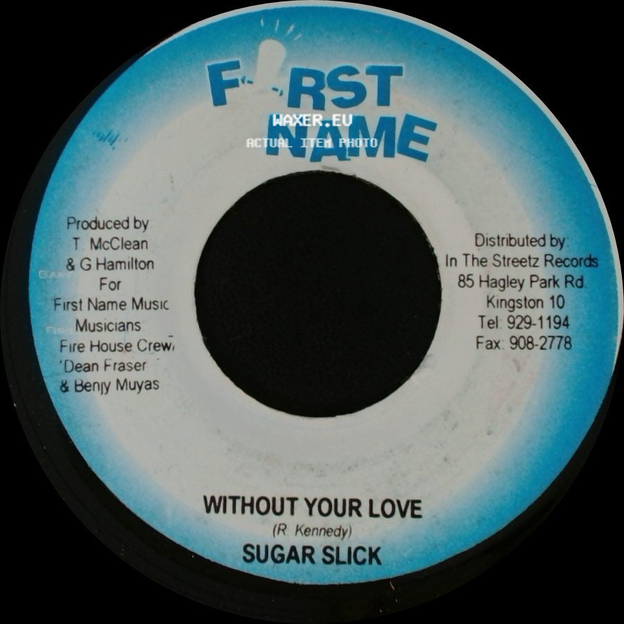 Spragga Benz / Sugar Slick - No Gun Ting / Without Your Love side B