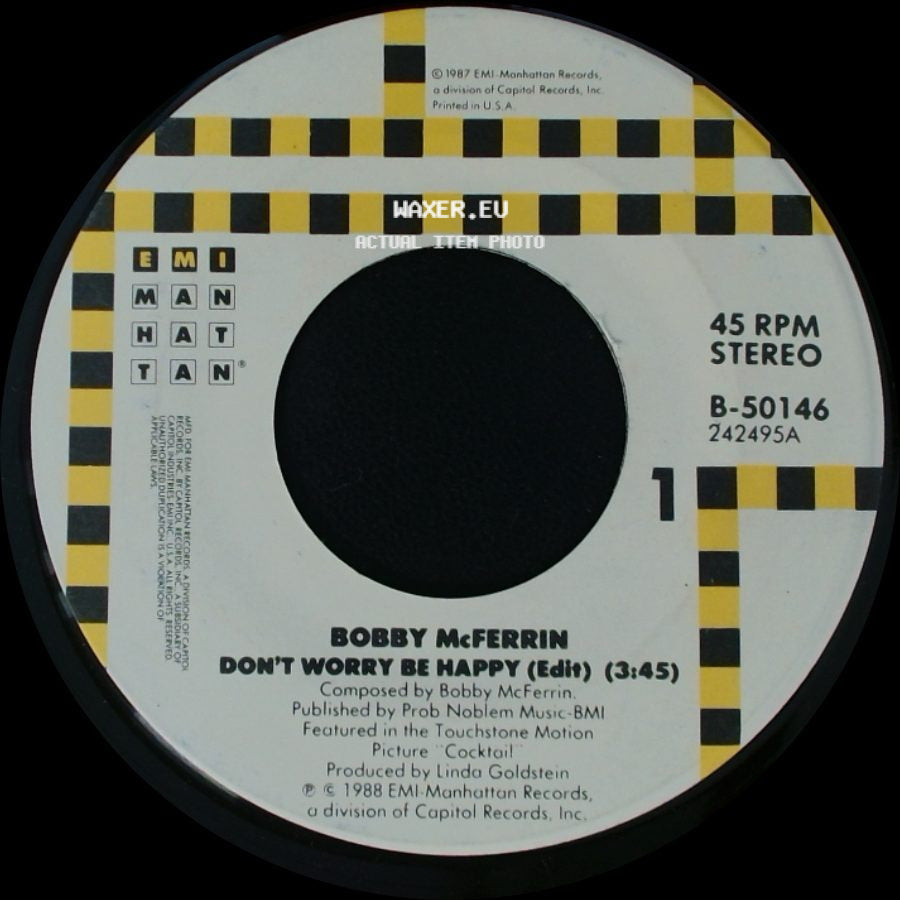 Bobby Mcferrin - Don't Worry Be Happy (Edit) / Simple Pleasures side A
