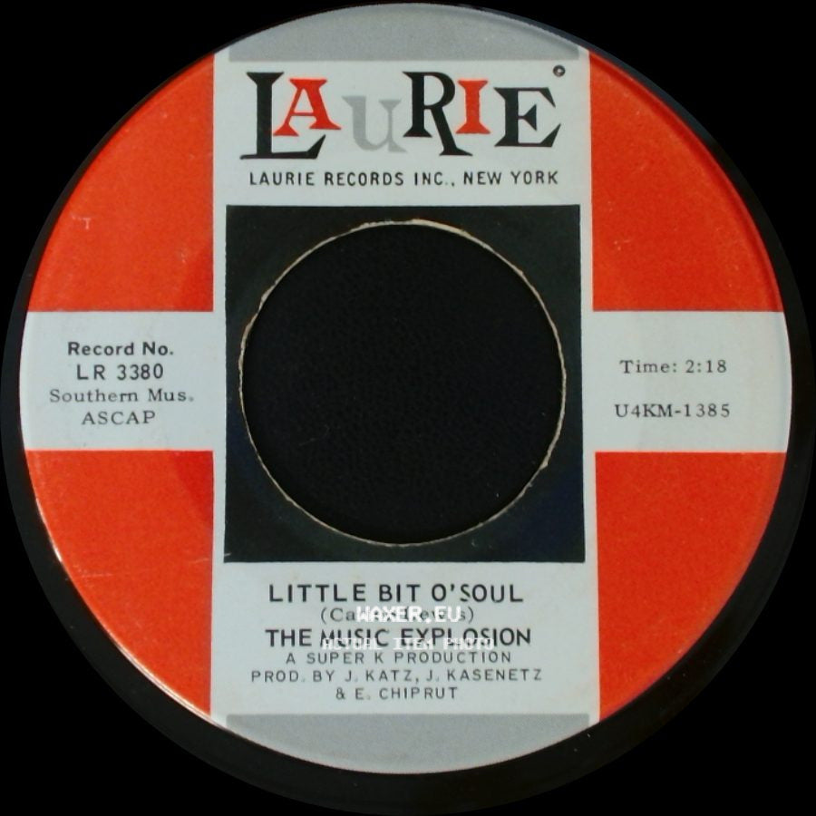 The Music Explosion - Little Bit O'soul / I See The Light side A