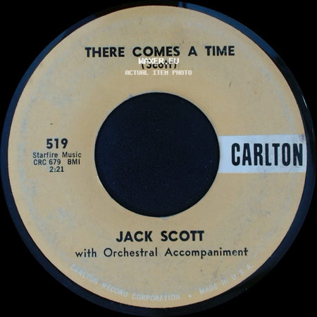 Jack Scott - There Comes A Time / Baby Marie side A