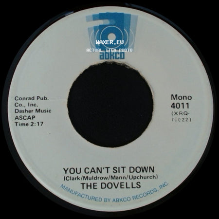 The Dovells - The Bristol Stomp / You Can't Sit Down side B