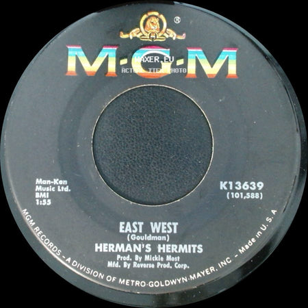 Herman's Hermits - East West / What Is Wrong What Is Right side A