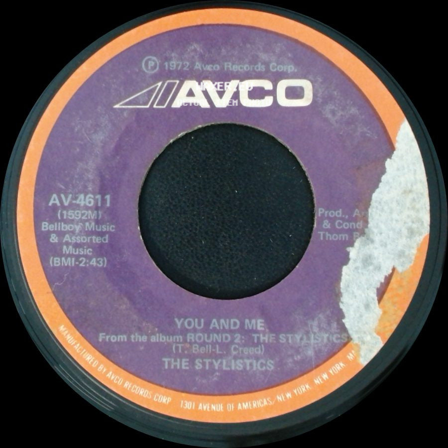 The Stylistics - You And Me / Break Up To Make Up side A