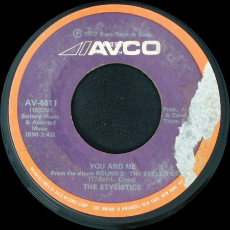 The Stylistics - You And Me / Break Up To Make Up side A