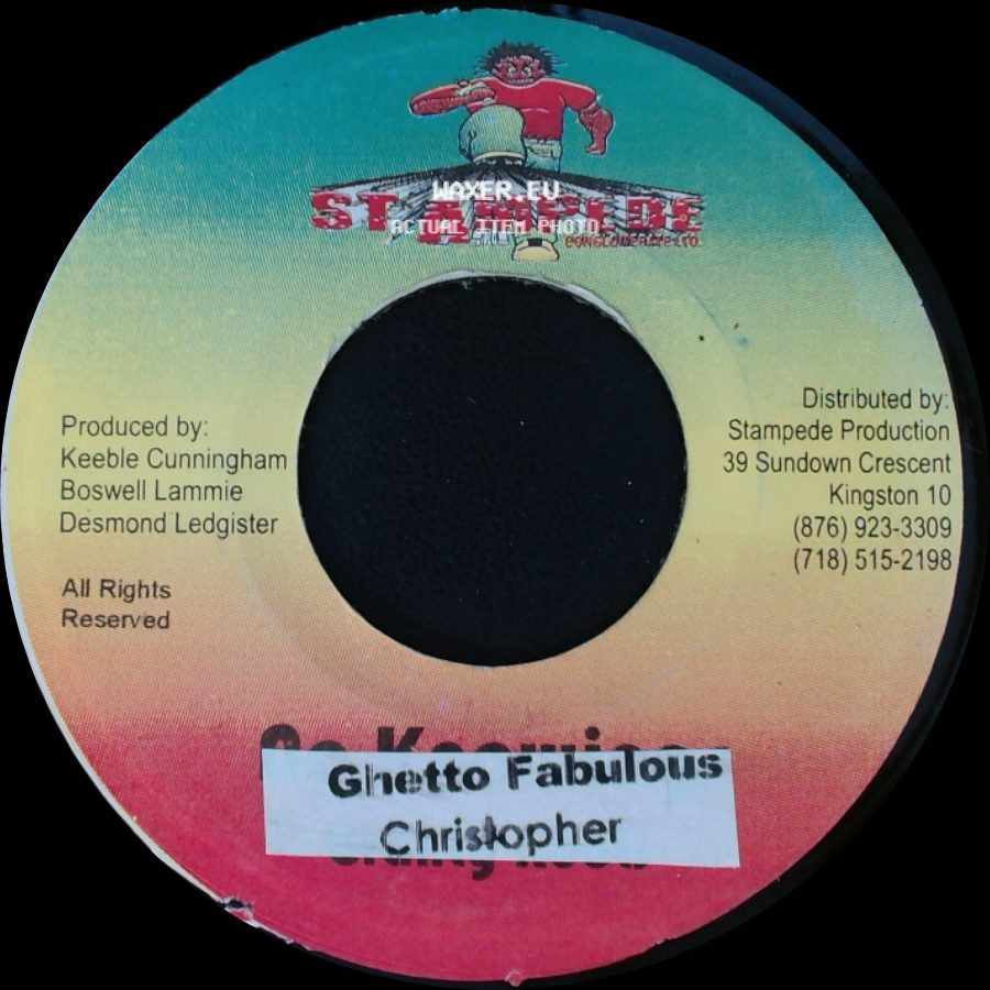 Ghetto Fabulous Christopher / King David - Unknown Title A / Champion Of Champion side A