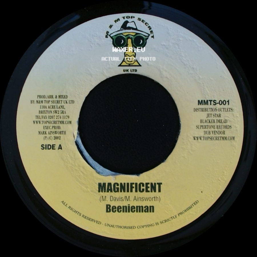 Beenieman / Ansel Collins & M & M Top Secret - Magnificent / Skafun side A