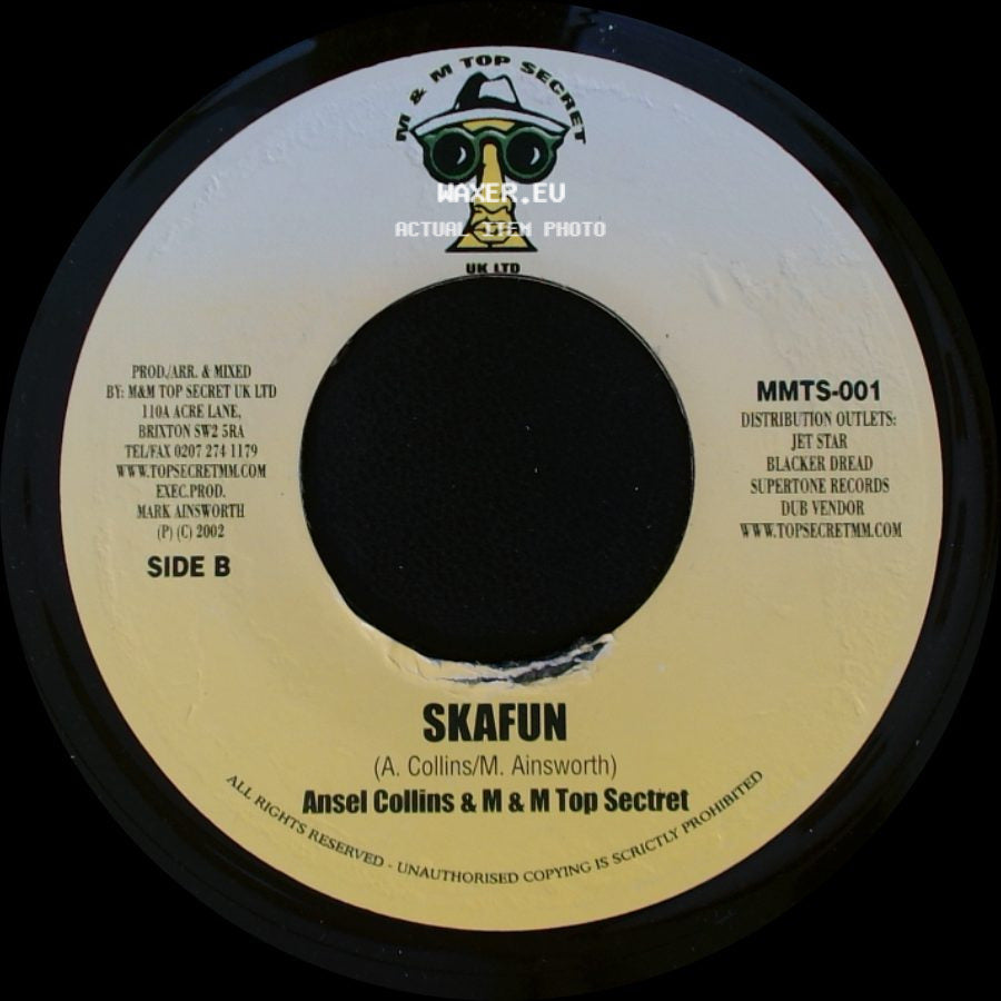Beenieman / Ansel Collins & M & M Top Secret - Magnificent / Skafun side B