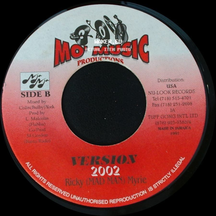 Tony Curtis / Ricky (Mad Man) Myrie - Want Somebody / Version 2002 side B