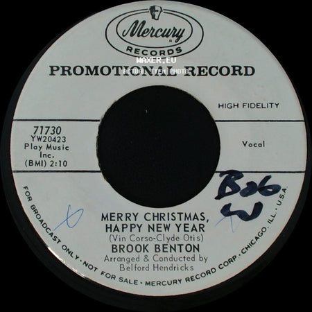 Brook Benton - This Time Of The Year / Merry Christmas, Happy New Year side B