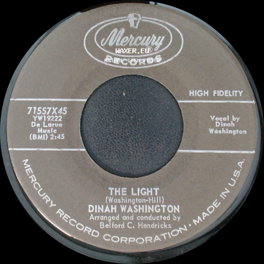 Dinah Washington - The Light / Ol! Santa side A