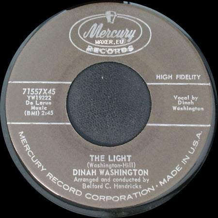 Dinah Washington - The Light / Ol! Santa side A