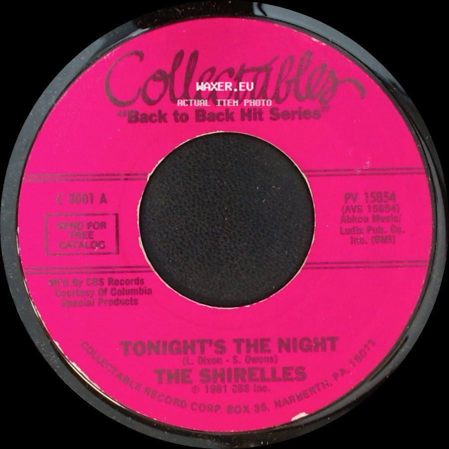 The Shirelles - Mama Said / Tonight's The Night side B
