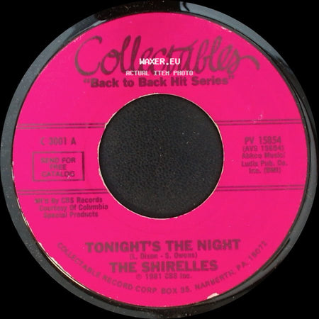 The Shirelles - Mama Said / Tonight's The Night side B