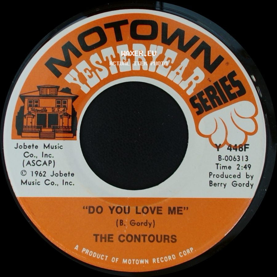 The Contours - Do You Love Me / Shake, Sherrie side A