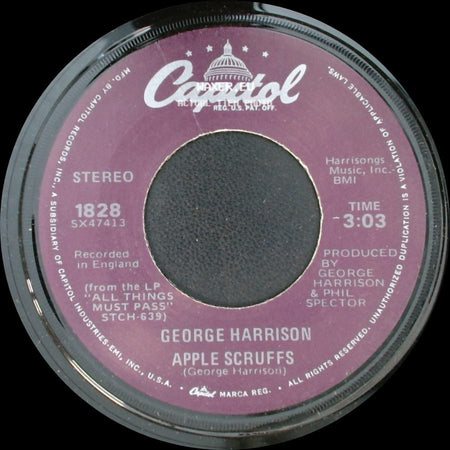 George Harrison - Apple Scruffs / What Is Life side A