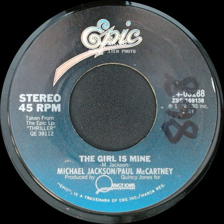Michael Jackson/Paul Mccartney / Michael Jackson - The Girl Is Mine / Can't Get Outta The Rain side A