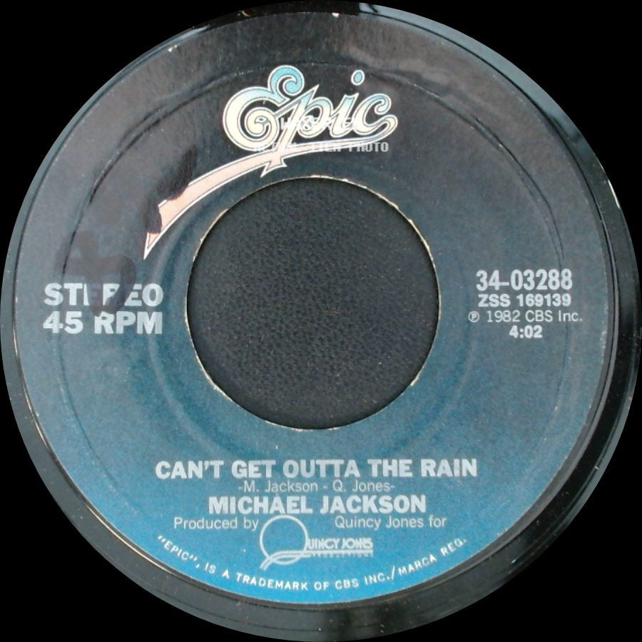 Michael Jackson/Paul Mccartney / Michael Jackson - The Girl Is Mine / Can't Get Outta The Rain side B