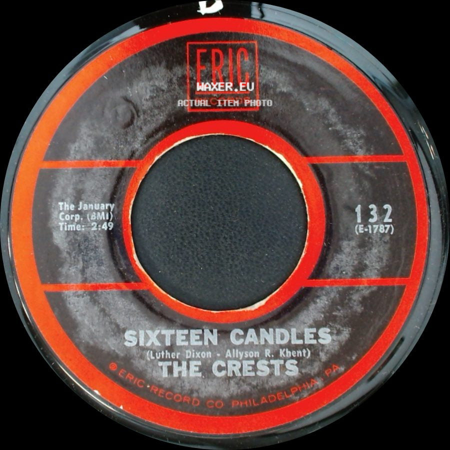The Crests - Trouble In Paradise / Sixteen Candles side B
