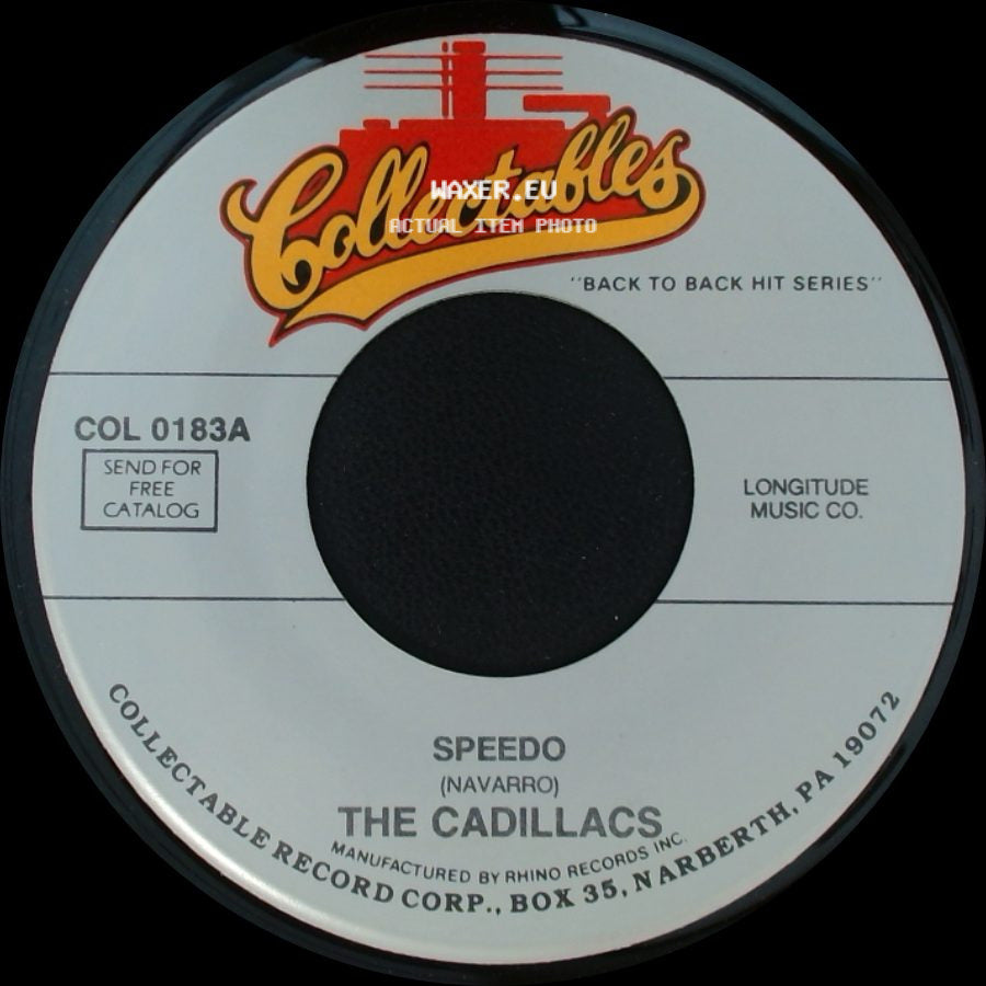 The Cadillacs - Let Me Explain / Speedo side B